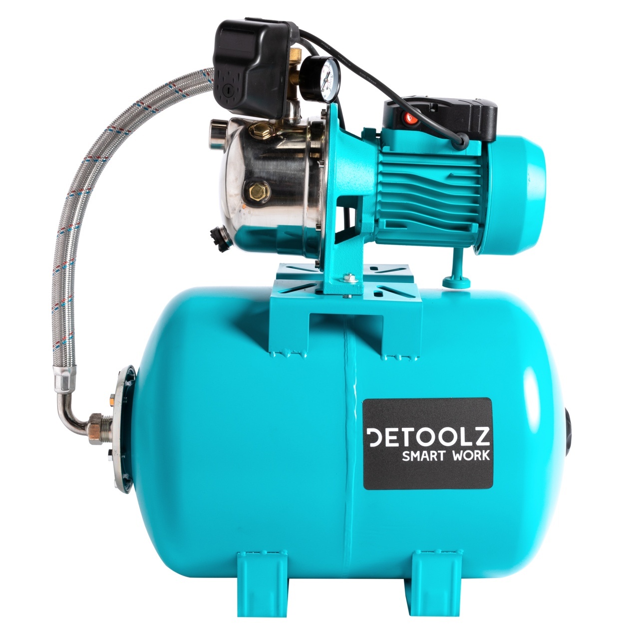 Hidrofor Detoolz 0.75 kW, debit 3300l/h, inaltime de pompare 45m, carcasa pompa inox, volum butelie 50 litri – Hidrofoare Hidrofor Detoolz 0.75 kW, debit 3300l/h, inaltime de pompare 45m, carcasa pompa inox, volum butelie 50 litri - Hidrofoare