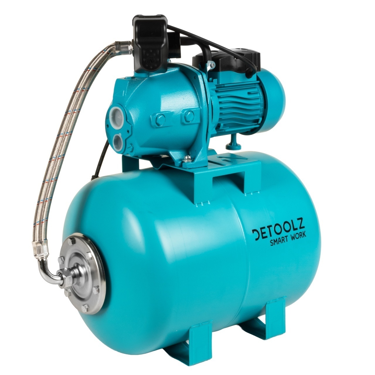 Hidrofor Detoolz 1.1 kW, debit maxim 2480lh, inaltime maxima de pompare 45m, corp pompa fonta, butelie 50L, ejector – Hidrofoare Hidrofor Detoolz 1.1 kW, debit maxim 2480lh, inaltime maxima de pompare 45m, corp pompa fonta, butelie 50L, ejector - Hidrofoare