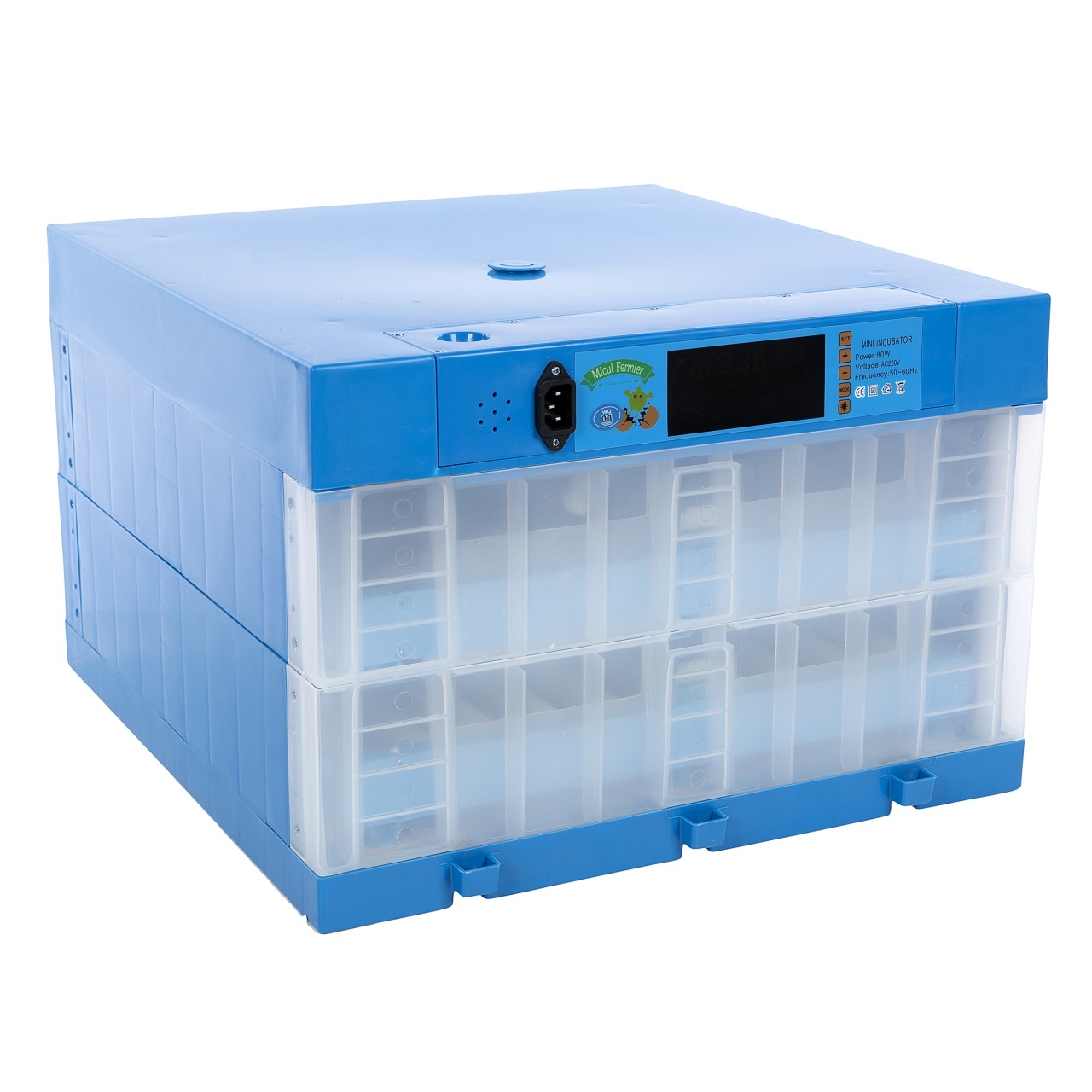 Incubator electric Micul Fermier capacitate 128 oua, 2 etaje – Zootehnie Incubator electric Micul Fermier capacitate 128 oua, 2 etaje - Zootehnie