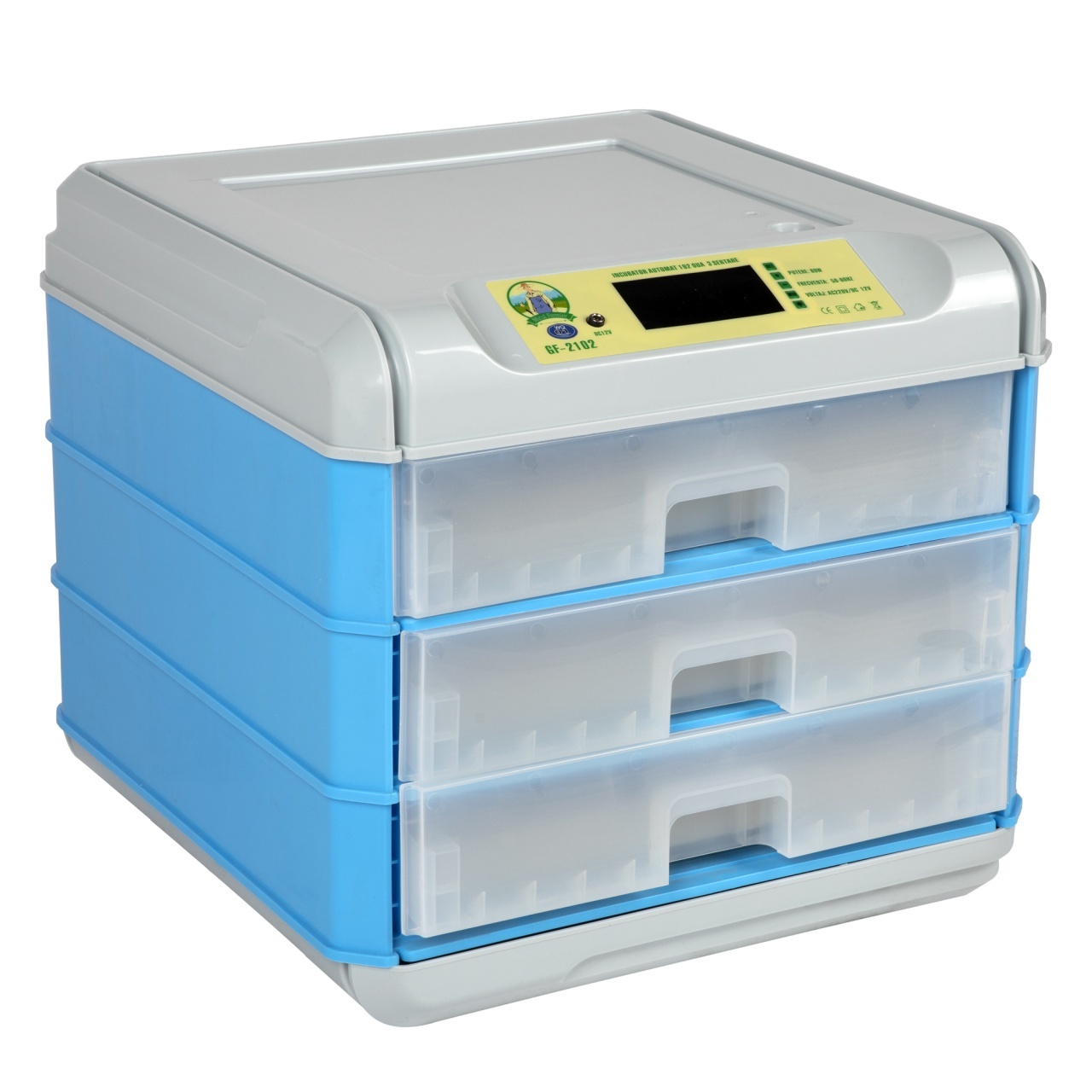 Incubator electric Micul Fermier capacitate 192 oua, 3 etaje – In lucru Incubator electric Micul Fermier capacitate 192 oua, 3 etaje - In lucru