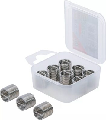 Insertii Helicoil pentru reparatii filete M12x1.0, 10 piese, BGS 9437-1