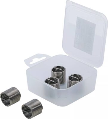 Insertii Helicoil pentru reparatii filete M18x1.5, 5 piese, BGS 9433-1