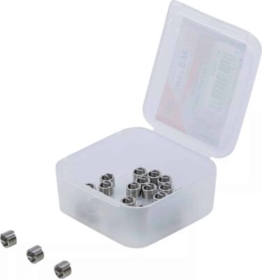 Insertii Helicoil pentru reparatii filete M5x0.8, 25 piese, BGS 1959-1