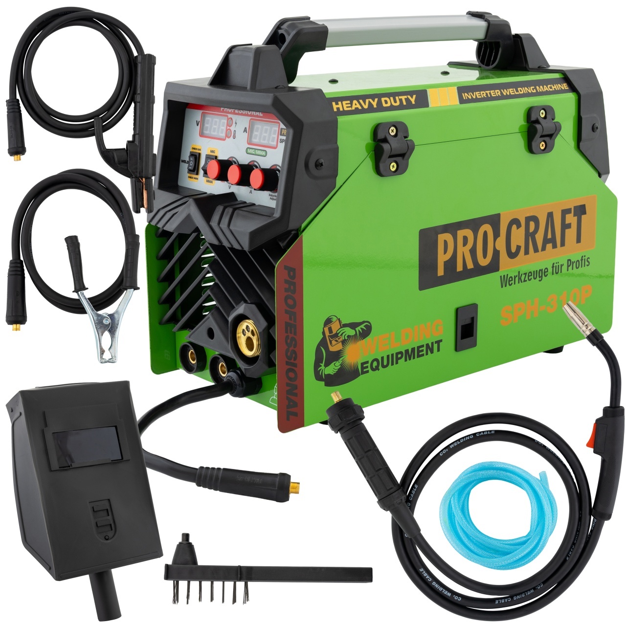 Invertor de sudură PROCRAFT SPH310P 310 A – In lucru Invertor de sudură PROCRAFT SPH310P 310 A - In lucru