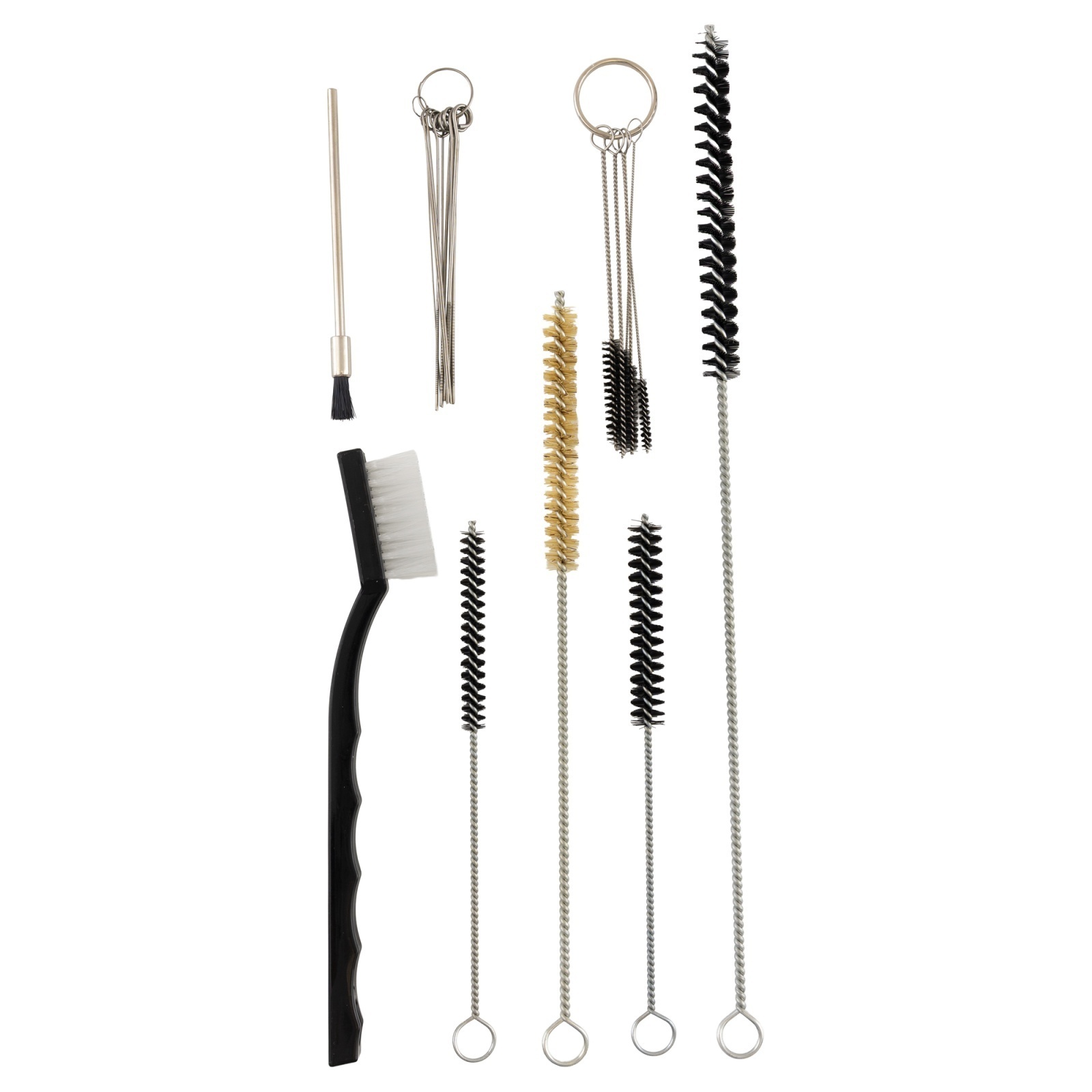 Kit de curatare pistol de vopsit 21 perii ROTOR – In lucru Kit de curatare pistol de vopsit 21 perii ROTOR - In lucru