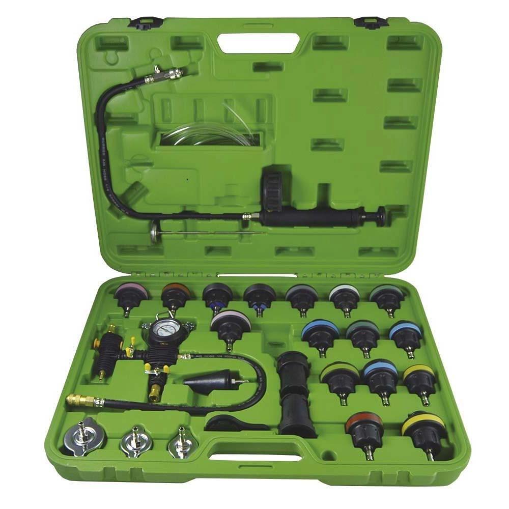 Kit de testare a scurgerilor de presiune la sistemul de racire, JBM – In lucru Kit de testare a scurgerilor de presiune la sistemul de racire, JBM - In lucru