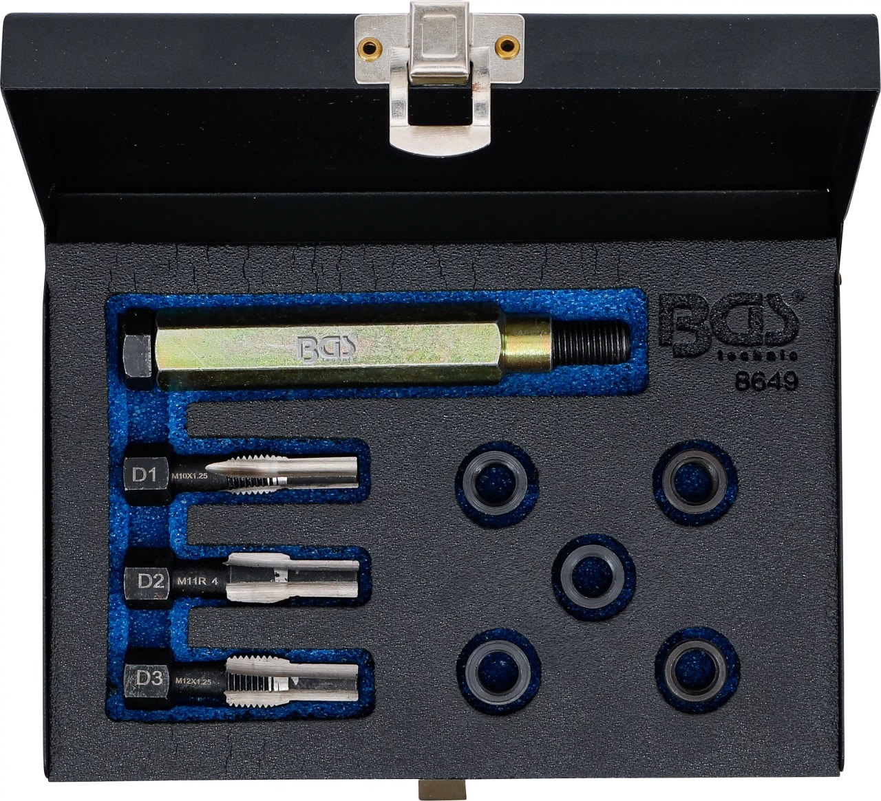 Kit reparatie filete pentru bujii , M10 x 1.25, BGS 8649 – Reparatie filete Kit reparatie filete pentru bujii , M10 x 1.25, BGS 8649 - Reparatie filete
