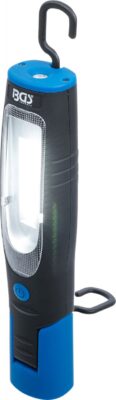 Lampa de lucru cu accumulatori, COB-LED cu magnet şi cârlige de prindere, BGS 85345