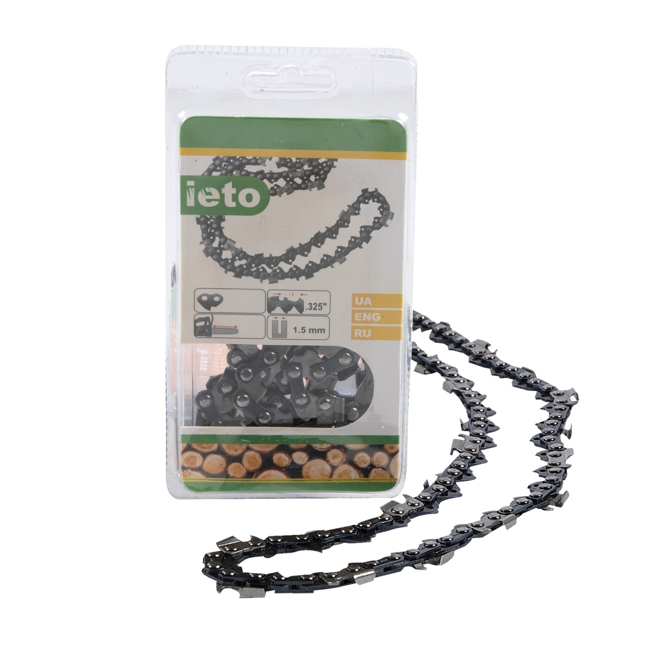 Lant drujba, lungime 13”, pas 0.325”, grosime 1.5mm, 56 pinteni, 28 dinti, semi-chisel – In lucru Lant drujba, lungime 13'', pas 0.325'', grosime 1.5mm, 56 pinteni, 28 dinti, semi-chisel - In lucru