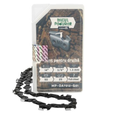 Lant Micul Padurar 14", pas 3/8", grosime pinten 1.3mm, 50 pinteni, 25 dinti, full-chisel