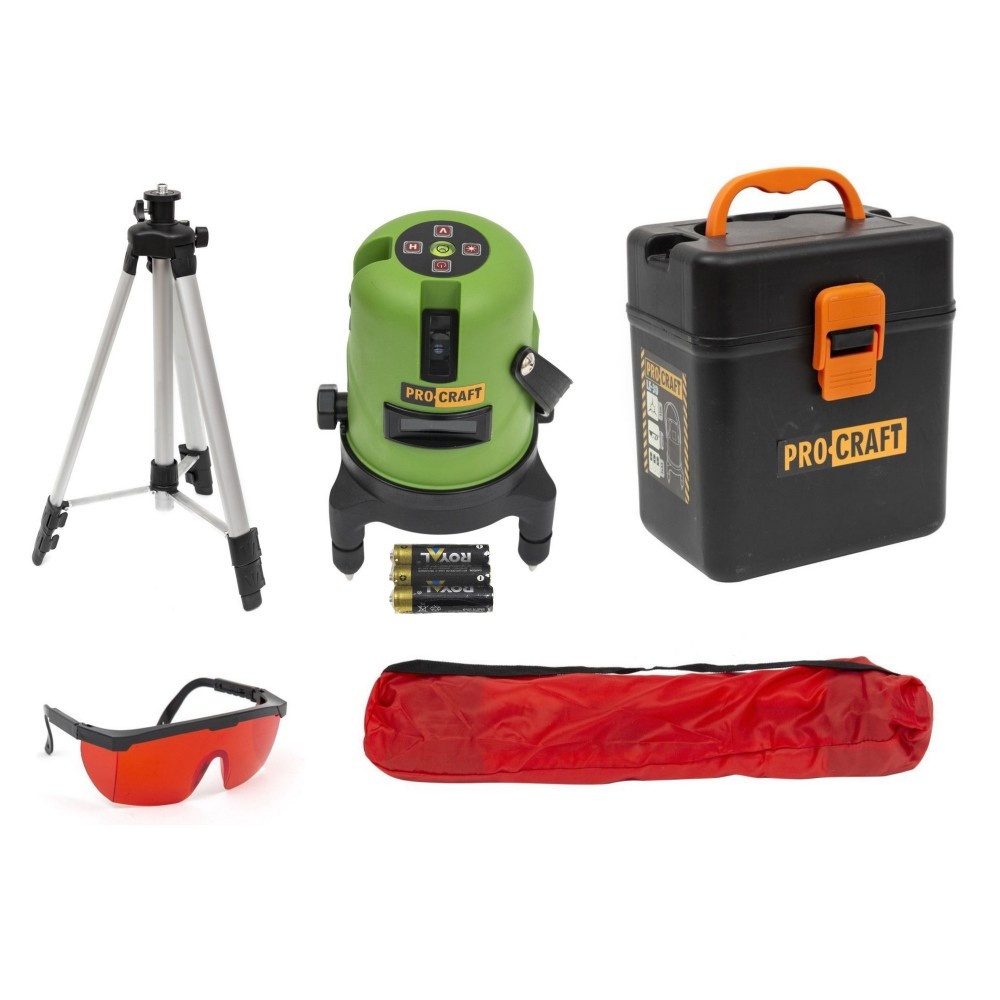 LE-3D Nivela laser cu TREPIED PROCRAFT – In lucru LE-3D Nivela laser cu TREPIED PROCRAFT - In lucru