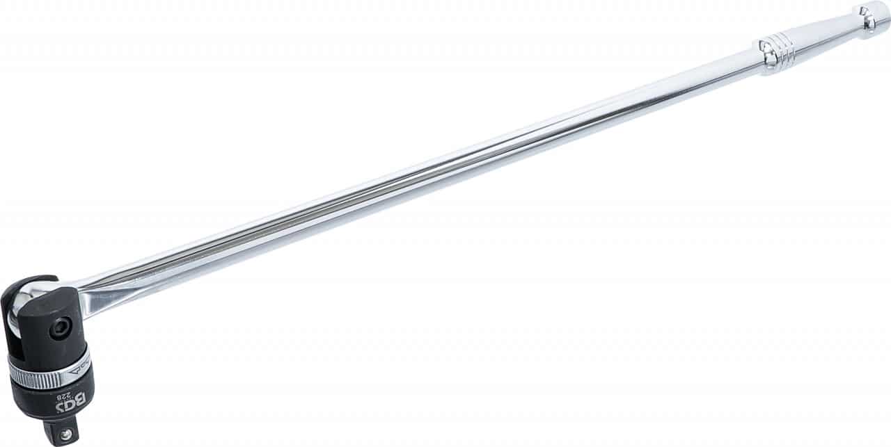 Mâner articulat cu clichet reversibil, antrenare 12,5 mm (1/2″), lungime 620 mm, BGS 228 – Manere si Bari de forta Mâner articulat cu clichet reversibil, antrenare 12,5 mm (1/2"), lungime 620 mm, BGS 228 - Manere si Bari de forta