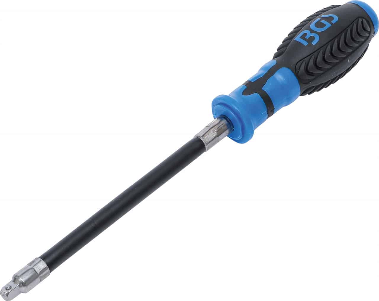 Mâner rotativ cu tija flexibila pentru tubulare cu antrenare 6,3 mm (1/4″), lungime 275 mm, BGS 7825 – Manere si Bari de forta Mâner rotativ cu tija flexibila pentru tubulare cu antrenare 6,3 mm (1/4"), lungime 275 mm, BGS 7825 - Manere si Bari de forta