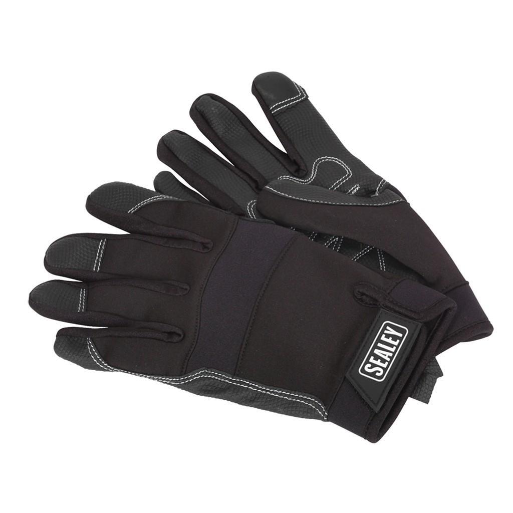 Manusi de protectie, marime L – In lucru Manusi de protectie, marime L - In lucru