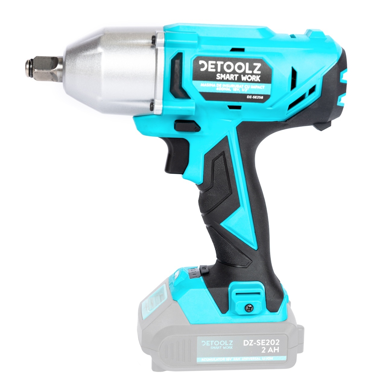 Masina de insurubat cu impact 400 Nm 18V Li-ion – In lucru Masina de insurubat cu impact 400 Nm 18V Li-ion - In lucru