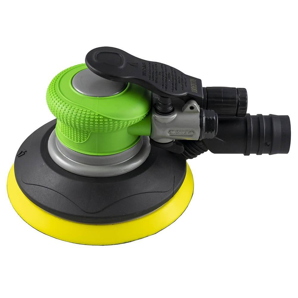 MAȘINĂ DE ȘLEFUIT ORBITAL ADAPTABILĂ LA ASPIRATOR 150MM – In lucru MAȘINĂ DE ȘLEFUIT ORBITAL ADAPTABILĂ LA ASPIRATOR 150MM - In lucru