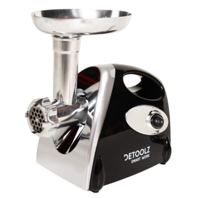 Masina de tocat carne Detoolz, 1400W, 90 kg/h cu 3 site