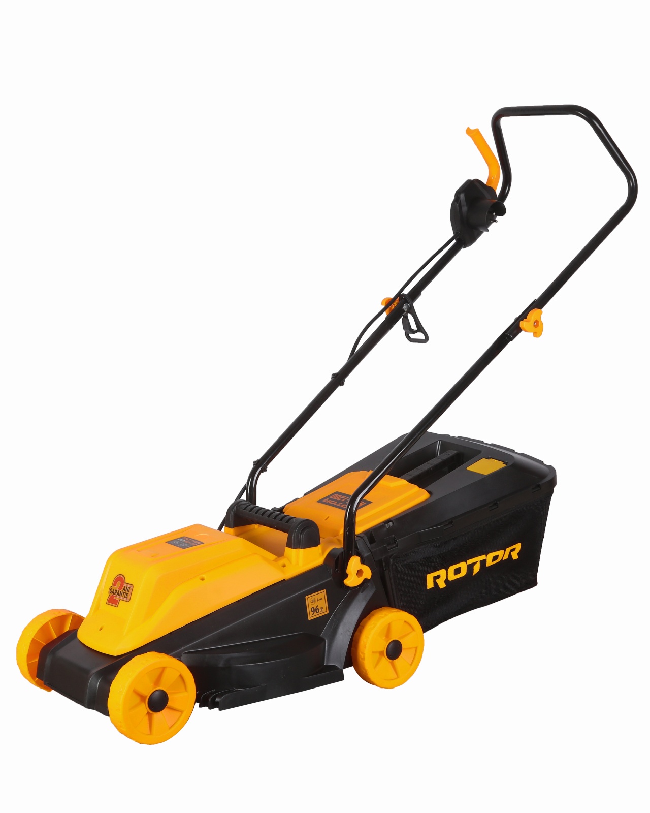 Mașină de tuns iarba ROTOR RMT-1200, 1200W, 30 L, 3 trepte reglaj inaltime 27 / 45 / 62 mm – In lucru Mașină de tuns iarba ROTOR RMT-1200, 1200W, 30 L, 3 trepte reglaj inaltime 27 / 45 / 62 mm - In lucru