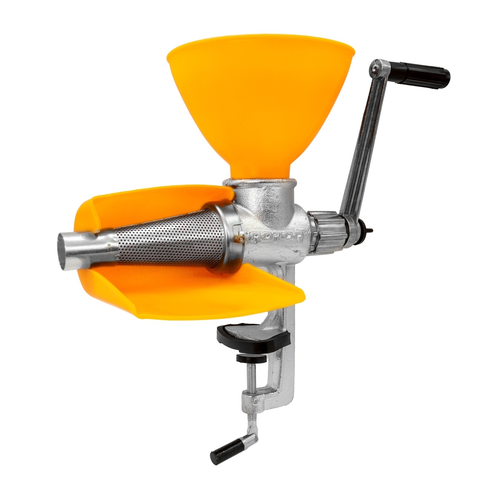 Masina pentru suc de rosii sau fructe manuala ROTOR RJ-C01 – In lucru Masina pentru suc de rosii sau fructe manuala ROTOR RJ-C01 - In lucru
