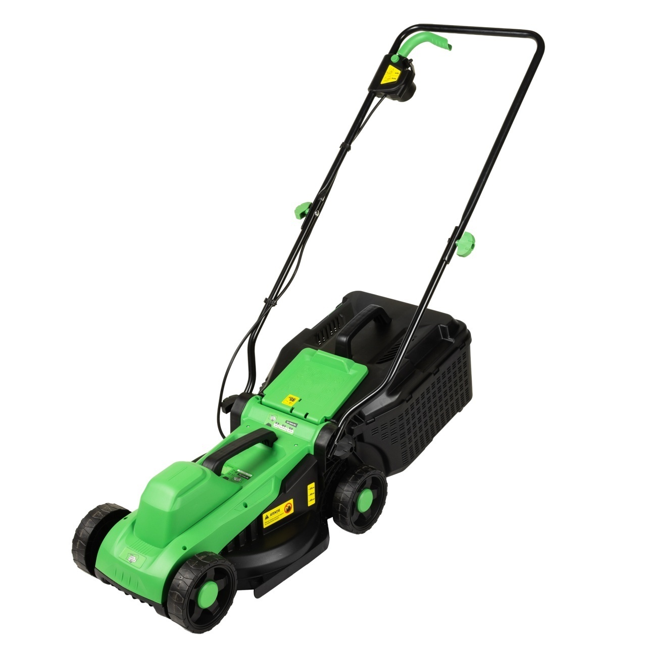 Masina tuns gazon Micul Fermier 1.3kW, latime de taiere 33cm, capacitate colector 30L – In lucru Masina tuns gazon Micul Fermier 1.3kW, latime de taiere 33cm, capacitate colector 30L - In lucru