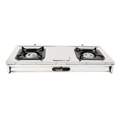 Mini aragaz portabil, Detoolz, 5.6kW, 2 ochiuri, Piezo