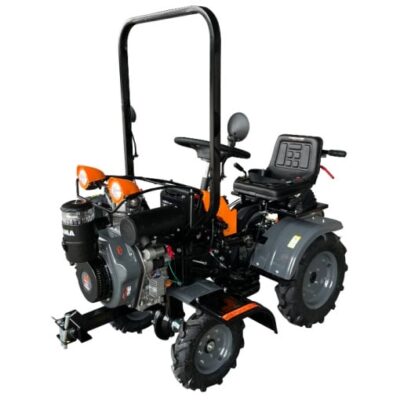 Minitractor Ride-On 4x4 R1200 Evotools PLUS Motor Diesel KAMA Pornire Electrica 12CP