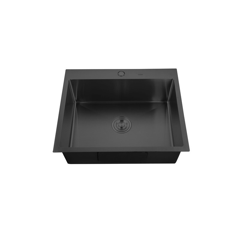 MIXXUS HM5045-215 NANO-BLACK (3.0/0.8) chiuveta bucatarie din inox – In lucru MIXXUS HM5045-215 NANO-BLACK (3.0/0.8) chiuveta bucatarie din inox - In lucru