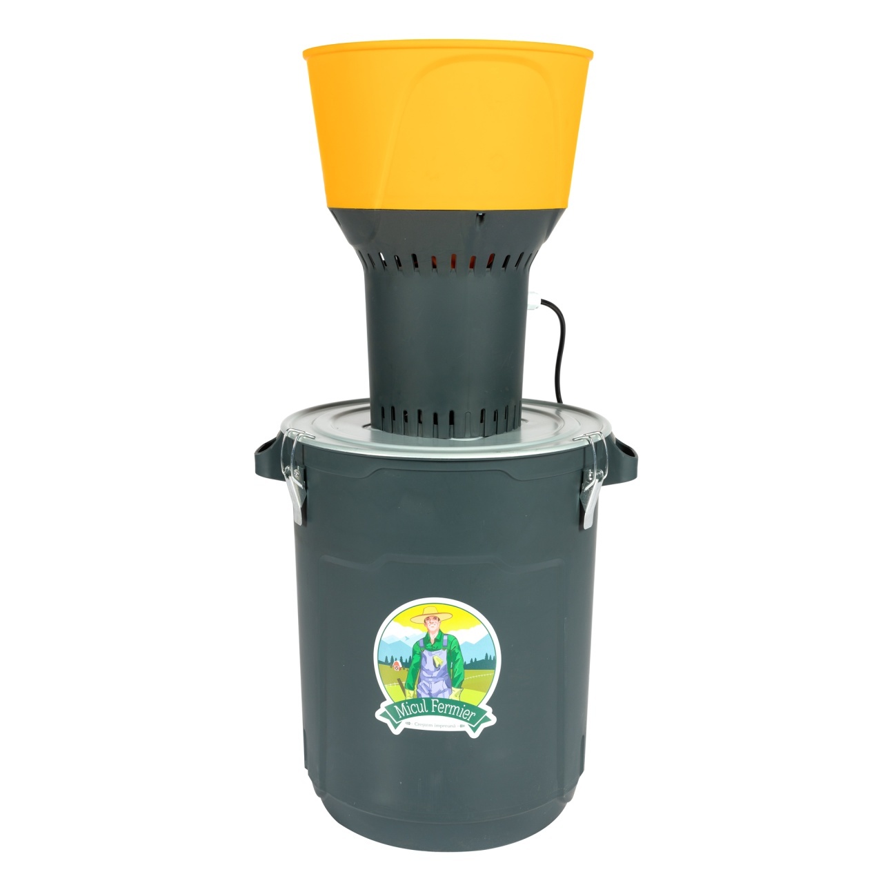 Moara electrica 1300W/19000 rpm cu galeata plastic 50L – Mori cereale si Batoze Moara electrica 1300W/19000 rpm cu galeata plastic 50L - Mori cereale si Batoze