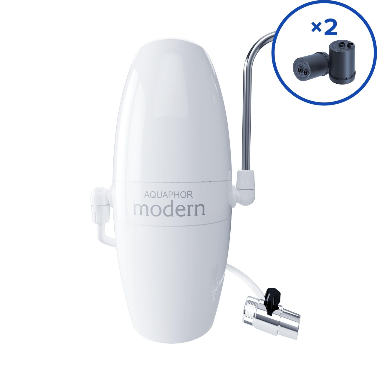 Modern 2 + 4 cartriges (White) (Culoare: Alb) – Sisteme de fitre de apa Modern 2 + 4 cartriges (White) (Culoare: Alb) - Sisteme de fitre de apa