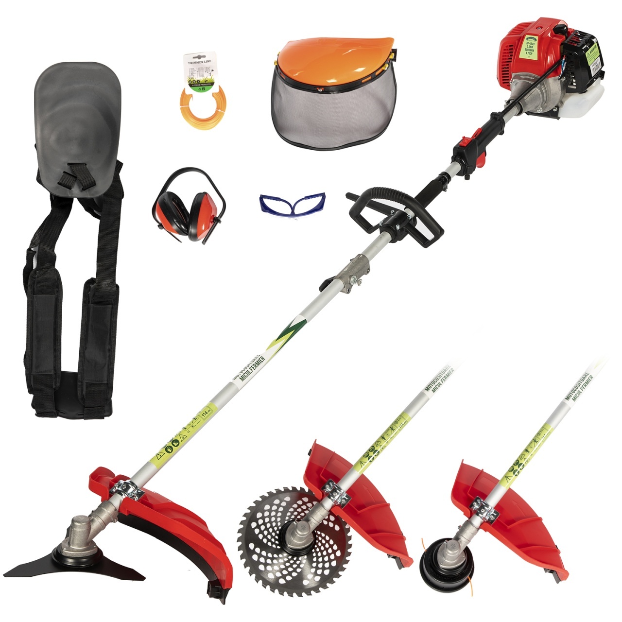 Motocositoare CSG-430K 4.76CP cu 7 accesorii – In lucru Motocositoare CSG-430K 4.76CP cu 7 accesorii - In lucru