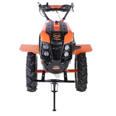 Motocultor 10CP, 418CC + plug reversibil mare + roti metal - In lucru