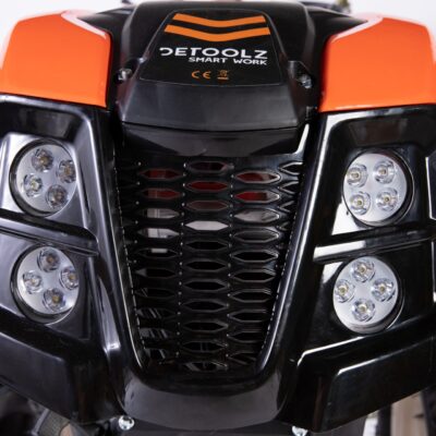Motocultor 10CP, 418CC + plug reversibil mare + roti metal - In lucru