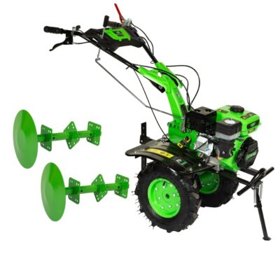 Motocultor Micul Fermier, 8.5CP, 212cc, motor pe benzina 4 timpi, 3 trepte de viteza, pornire manuala, cu roti