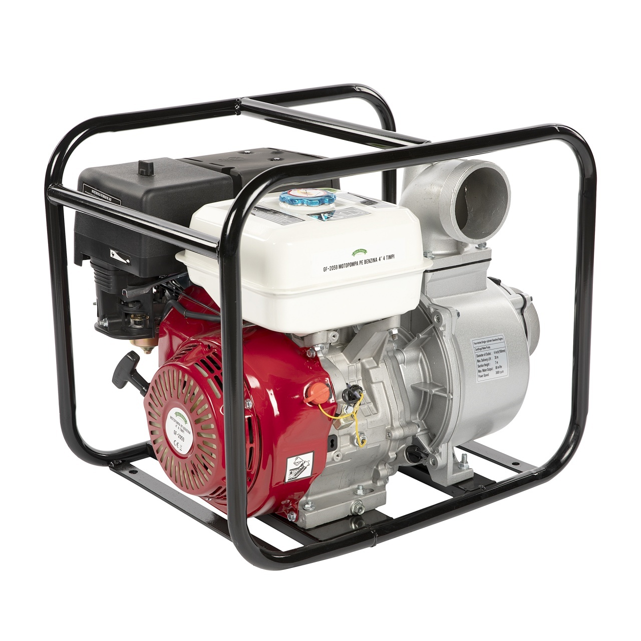 Motopompa Micul Fermier 13cp 389cc, benzina 4t, racord 4″, debit 80000l/h – In lucru Motopompa Micul Fermier 13cp 389cc, benzina 4t, racord 4", debit 80000l/h - In lucru
