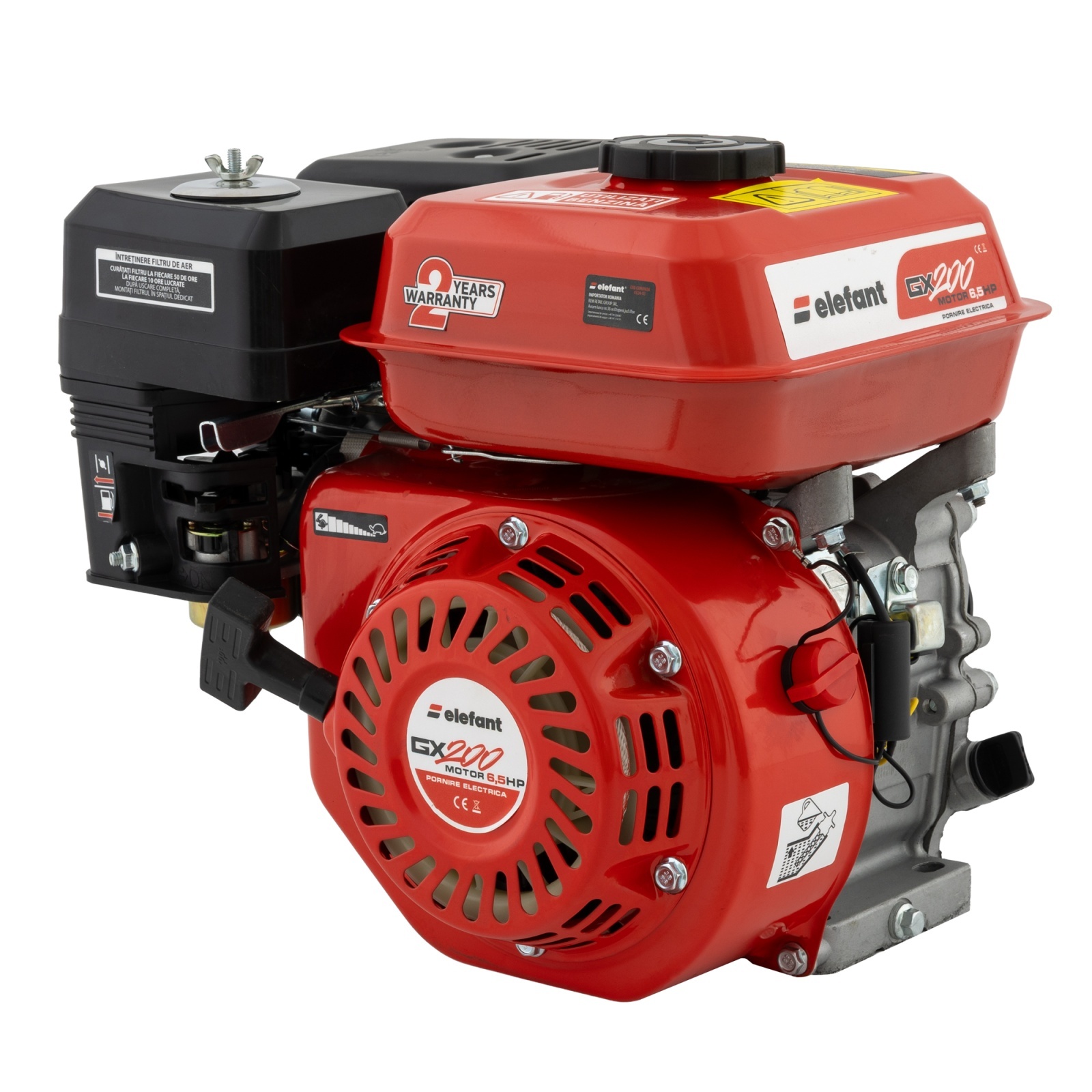 Motor pe benzina Elefant GX200, 6.5 CP, 196 cc, Profesional 4 timpi, Ax 20 mm – Motoare Motor pe benzina Elefant GX200, 6.5 CP, 196 cc, Profesional 4 timpi, Ax 20 mm - Motoare