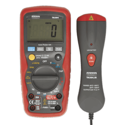 Multimetru digital cu sonda de temperatura infrarosu, 15 functii, Sealey