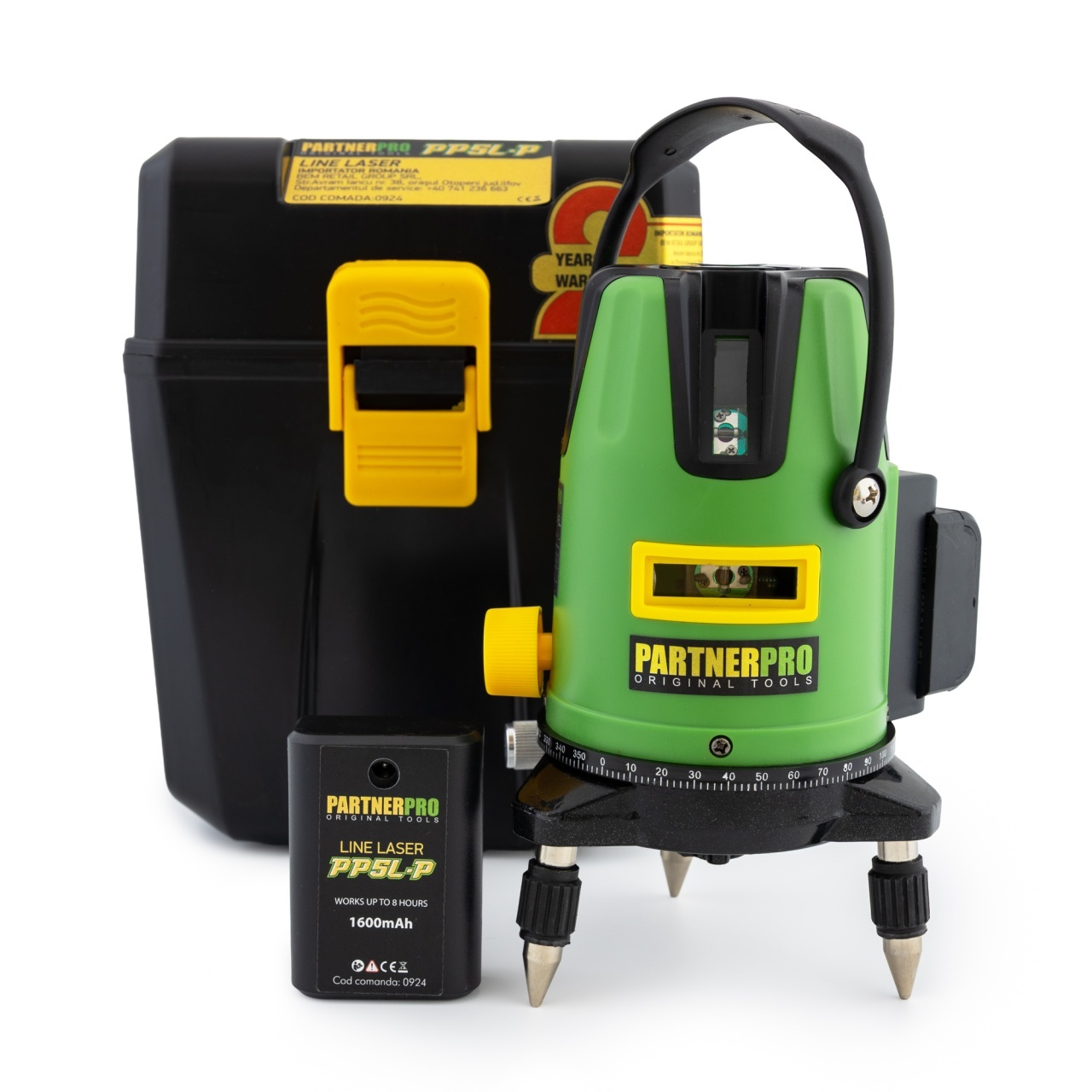 Nivela Laser PARTNERPRO PP5L-P – In lucru Nivela Laser PARTNERPRO PP5L-P - In lucru