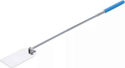 Oglinda pentru inspectie 63x45 mm cu maner telescopic, 165m-655 mm, BGS 8966