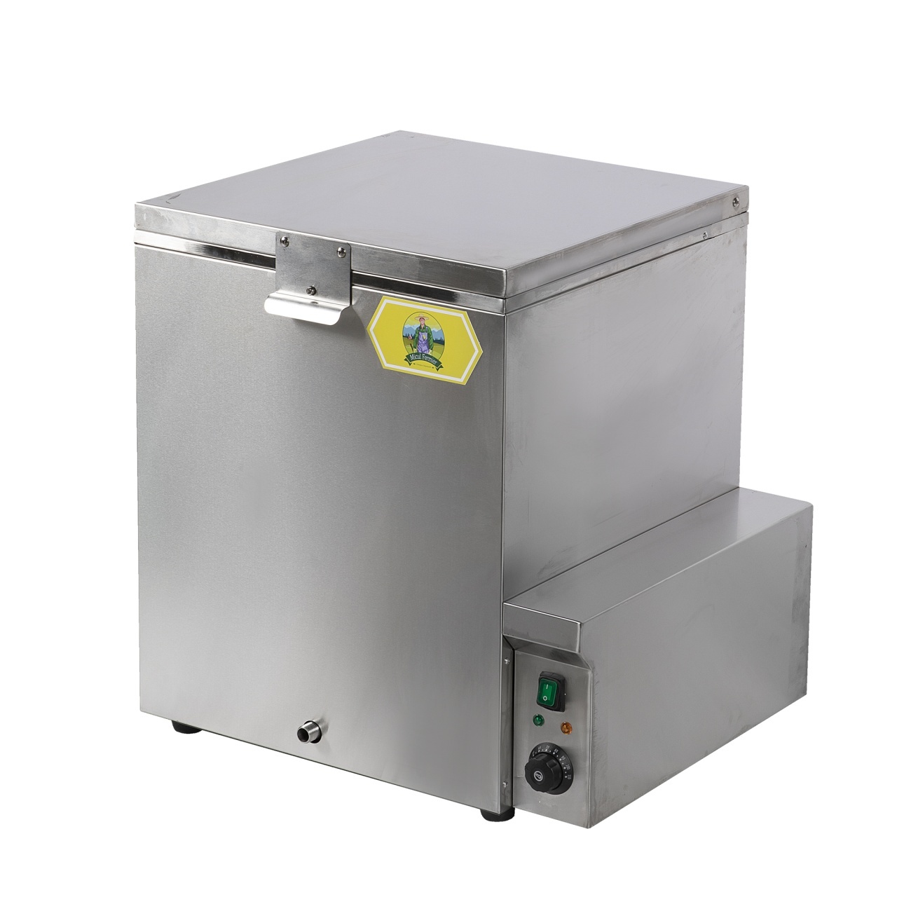 Oparitor pasari 30 sec ciclu 120L 3kW Inox – In lucru Oparitor pasari 30 sec ciclu 120L 3kW Inox - In lucru