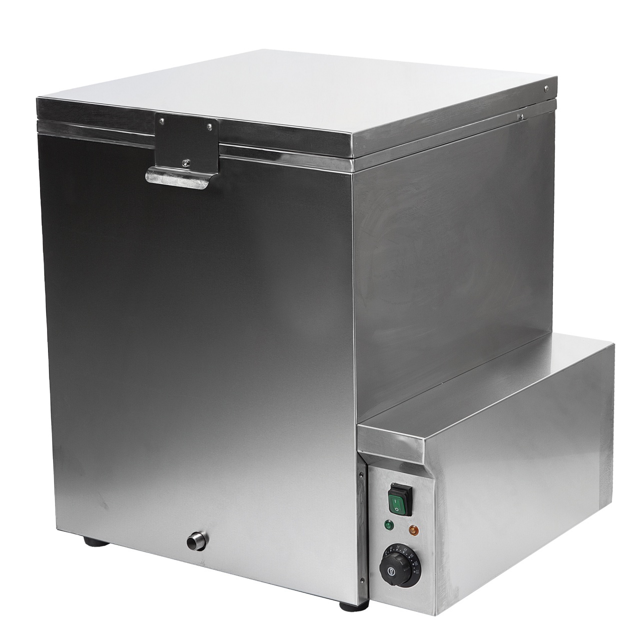 Oparitor pasari 30sec ciclu 70L 2kW Inox – In lucru Oparitor pasari 30sec ciclu 70L 2kW Inox - In lucru