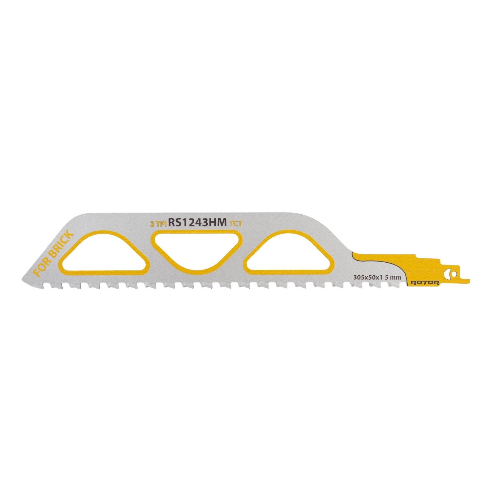 Panza fierastrau sabie pentru Caramida 305x50x1,5 mm ROTOR RS1243HM – In lucru Panza fierastrau sabie pentru Caramida 305x50x1,5 mm ROTOR RS1243HM - In lucru