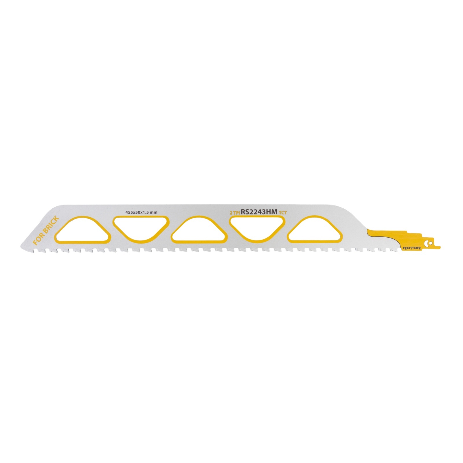 Panza fierastrau sabie pentru Caramida 455x50x1,5 mm ROTOR RS2243HM – In lucru Panza fierastrau sabie pentru Caramida 455x50x1,5 mm ROTOR RS2243HM - In lucru