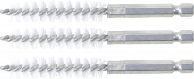 Perii nylon 11 mm, 6, 3 mm (1/4") 3 piese, BGS 3078-11-N