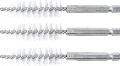Perii nylon 15 mm, 6, 3 mm (1/4") 3 piese, BGS 3078-15-N