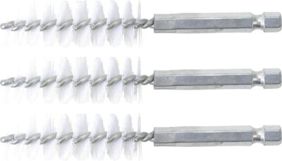 Perii nylon 16 mm, 6, 3 mm (1/4") 3 piese, BGS 3078-16-N