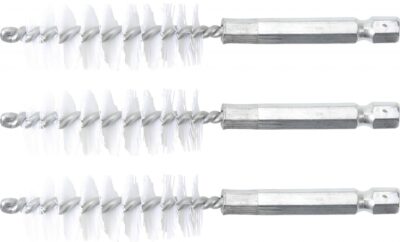 Perii nylon 17 mm, 6, 3 mm (1/4") 3 piese, BGS 3078-17-N