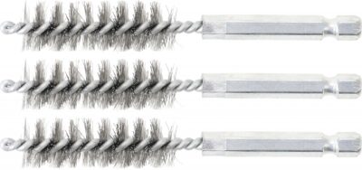 Perii oţel 14 mm, 6, 3 mm (1/4") 3 piese, BGS 3078-14-S