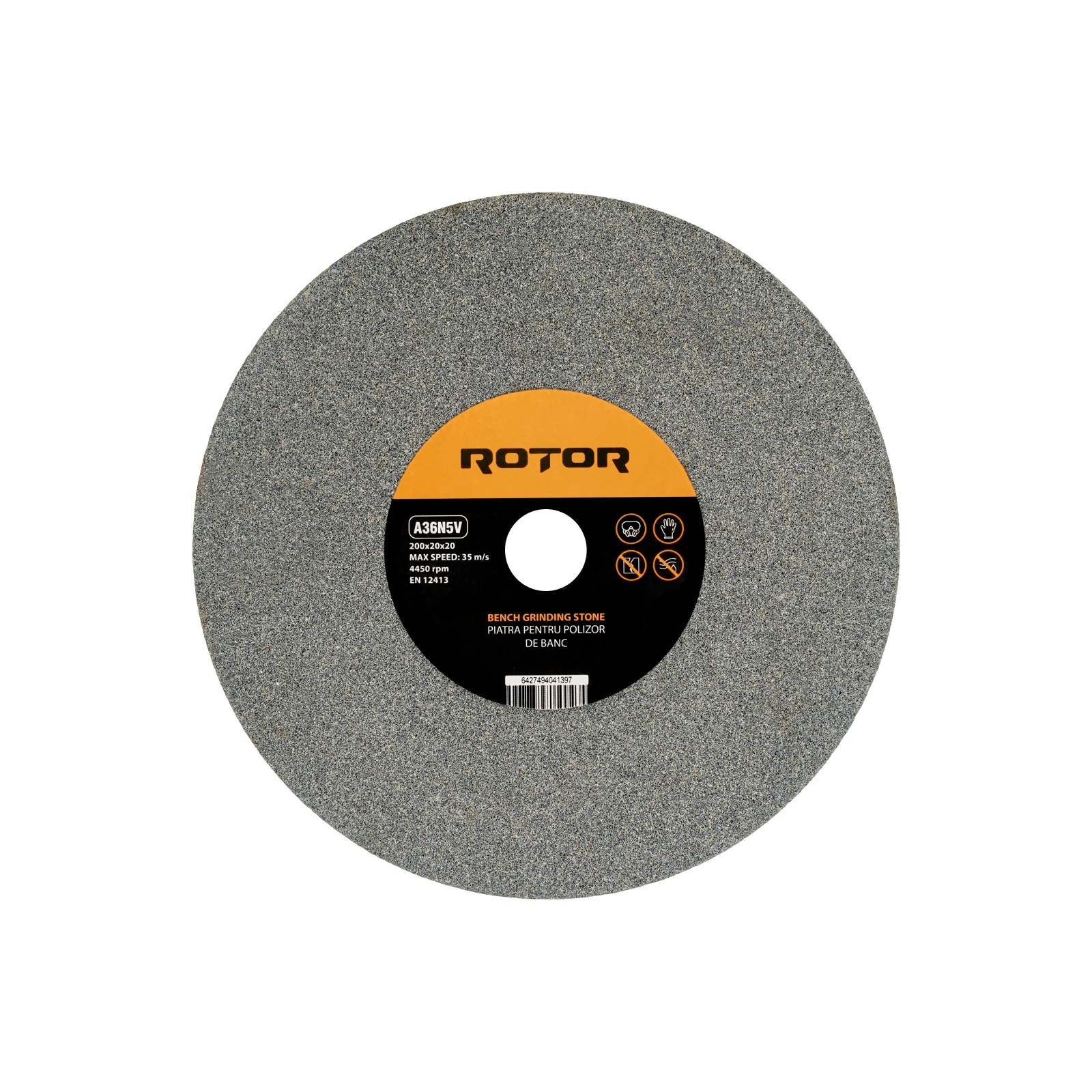 Piatra pentru polizor de banc 200 x 20 x 20 mm P36 ROTOR – In lucru Piatra pentru polizor de banc 200 x 20 x 20 mm P36 ROTOR - In lucru