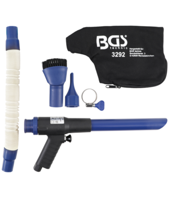 BGS 3292 Pistol de suflat / aspirat cu aer comprimat, 9 piese