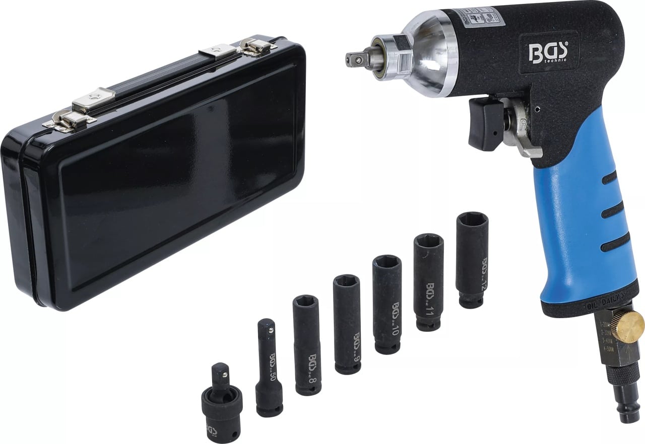 Pistol de impact + tubulare si prelungitoare, antrenare 1/4″(6.3) pentru bujii incandescente 8, 9, 10, 11 si 12mm, BGS 3320 – Motor Pistol de impact + tubulare si prelungitoare, antrenare 1/4"(6.3) pentru bujii incandescente 8, 9, 10, 11 si 12mm, BGS 3320 - Motor